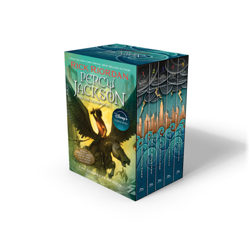 Percy Jackson and the Olympians 5 Book Paperback Boxed Set (w/poster) by Rick Riordan, 9781368119993