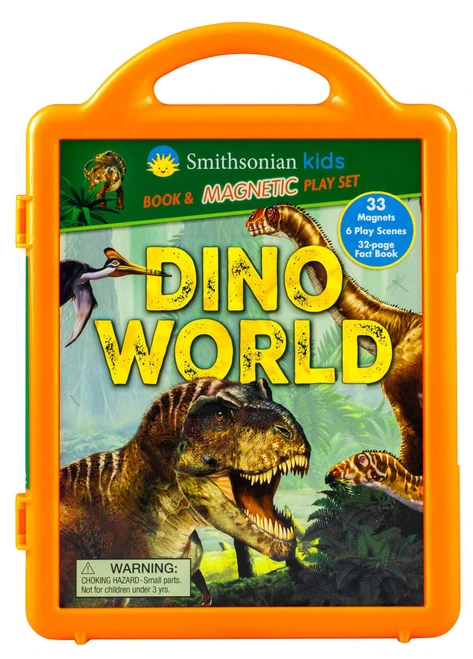 Smithsonian Kids: DinoWorld Book and Magnetic Play Set by Editors of Silver Dolphin Books, 9781667209890