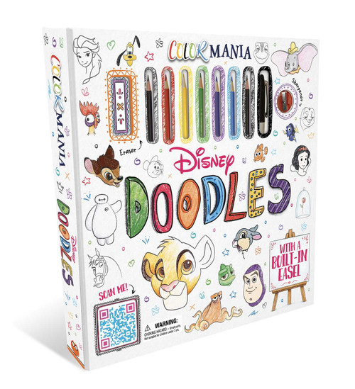 Disney Doodles: Learn to Draw Favorite Disney Characters (with a Built in Easel) by IglooBooks, Scott T. Cook, 9781835449820