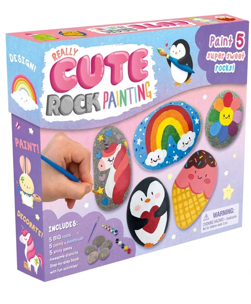 Really Cute Rock Painting by IglooBooks, Alice  Del Giudice, 9781836509622