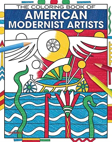 The Coloring Book of American Modernist Artists by Paula Kinsel, Rick Kinsel, 9781858946931