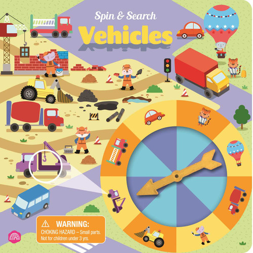 Spin & Search Vehicles (The perfect introduction to search-and-find fun for children aged 3, 4, 5) by IglooBooks, 9781807496029