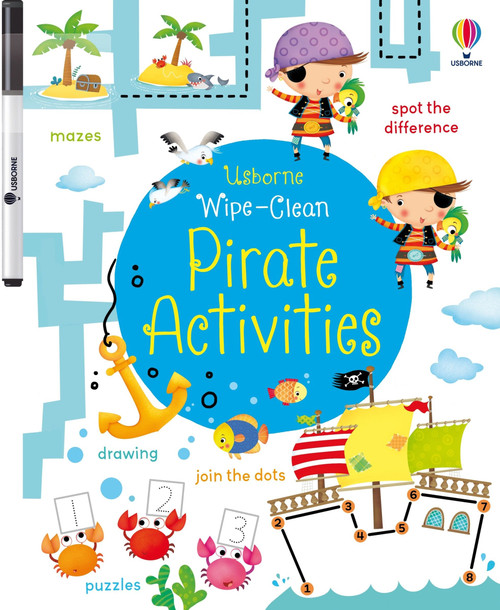 Wipe-Clean Pirate Activities by Kirsteen Robson, Dania Florino, Marcella Del Bosco, Marcella Del Bosco, 9781836053217