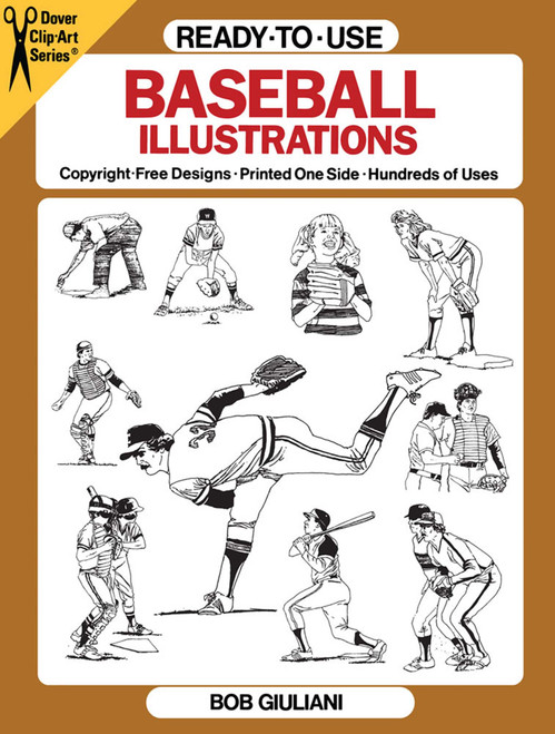 Ready-to-Use Baseball Illustrations by Bob Giuliani, 9780486260600