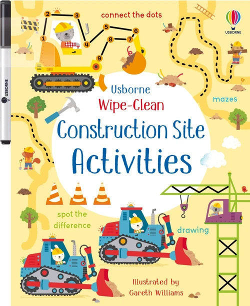 Wipe-Clean Construction Site Activities by Kirsteen Robson, Gareth Williams, 9781805078562