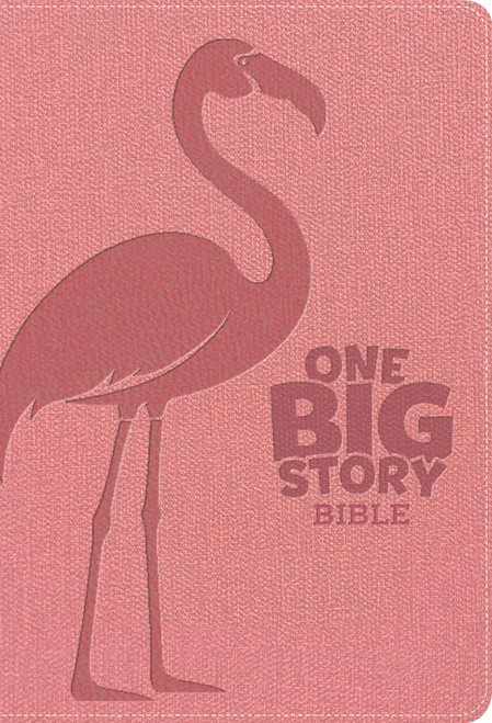 KJV One Big Story Bible, Revised & Updated, Easy-to-Read Optimal Type, Pink LeatherTouch by Holman Bible Publishers, 9798384561651