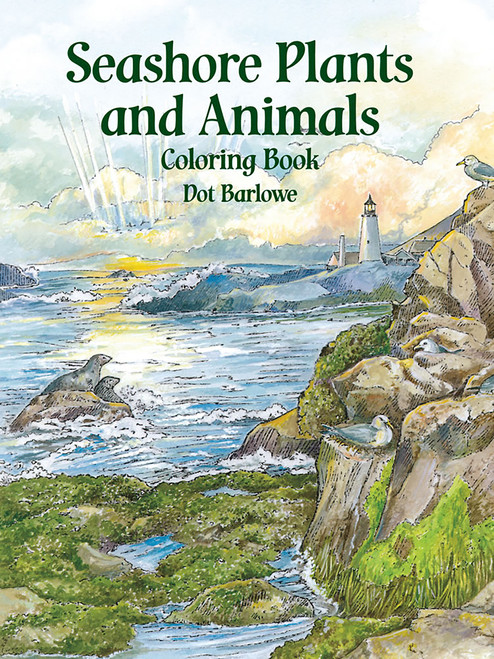 Seashore Plants and Animals Coloring Book by Dot Barlowe, 9780486410333