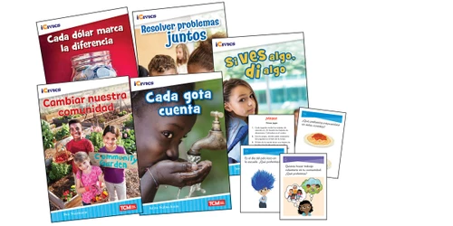 iCivics Spanish Grade 2: Community & Social Awareness 5-Book Set + Game Cards by Multiple Authors, 9781087699615