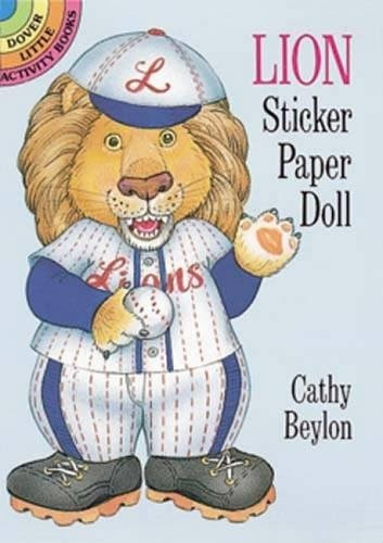 Lion Sticker Paper Doll (Miniature Edition) by Cathy Beylon, 9780486284231