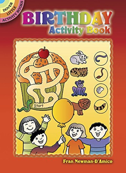 Birthday Activity Book (Miniature Edition) by Fran Newman-D'Amico, 9780486444413