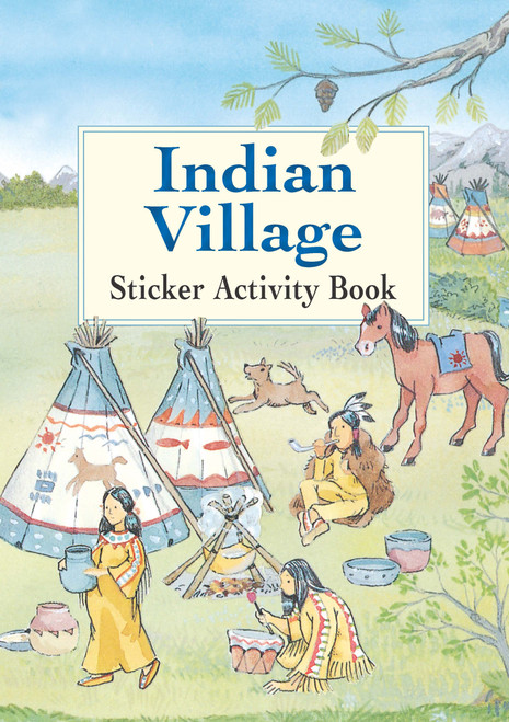 Indian Village Sticker Activity Book (Miniature Edition) by Cathy Beylon, 9780486296449