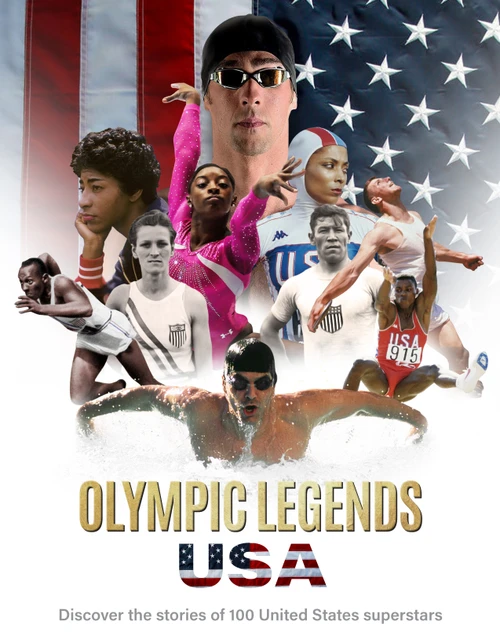 Olympic Legends USA (Discover the stories of 100 United States superstars) by Keir Radnedge, 9781915343512