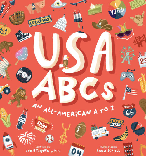 USA ABCs by Christopher Wink, Sara Scholl, 9780764373596