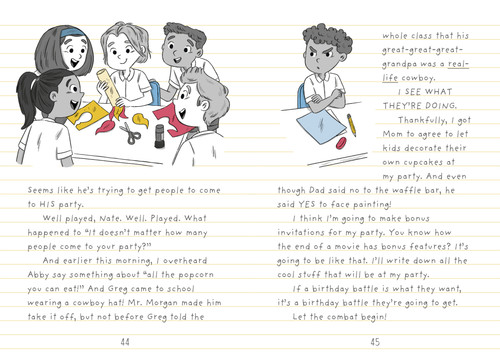 David's Diary #5: The Birthday Battle by Bunmi Laditan, Elisa Rocchi, 9780593602874