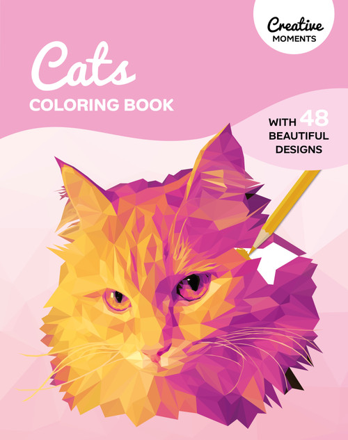 Cats Coloring Book (With 48 beautiful designs) by Goélette Creative, 9782898793608