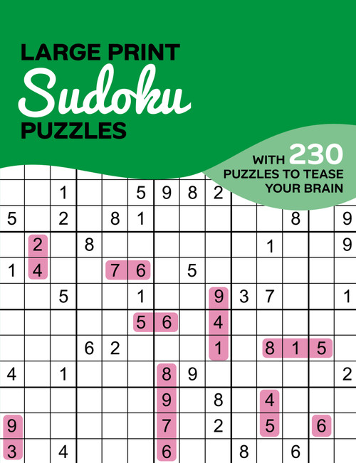 Large Print Sudoku Puzzles (With 230 puzzles to tease your brain) by Goélette Creative, 9782898793554