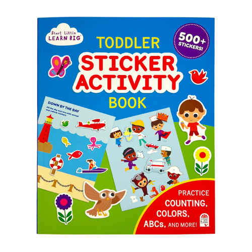 Toddler Sticker Activity Book by Amy Cartwright, Beatrice Costamagna, Olivier Latyk, Cottage Door Press, 9798890192226