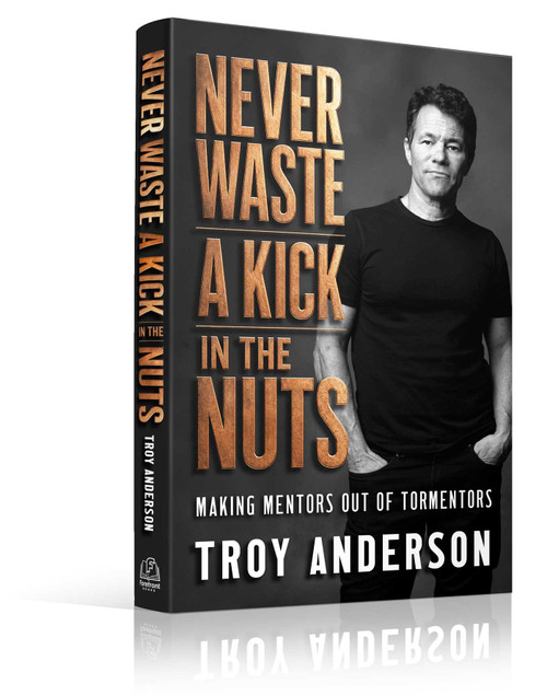Never Waste a Kick in the Nuts (Making Mentors Out of Tormentors) by Troy Anderson, 9781637636701