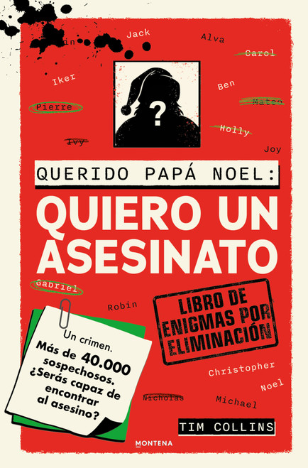 El asesino no es Santa Claus / Elimination Mystery Puzzle Book: Find the Christmas Killer (Spanish Edition) by Tim Collins, 9791388417405