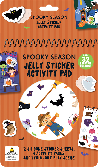 Spooky Season Jelly Sticker Activity Pad by Dover Publications, 9780486858623