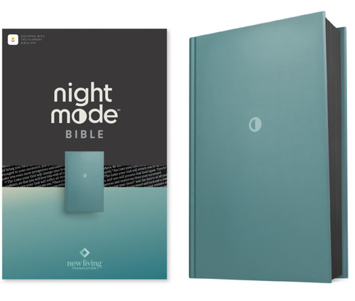 NLT Night Mode Bible, Filament Enabled (Hardcover, Moonlit Blue) by Tyndale, New Living Translation, 9798400533518