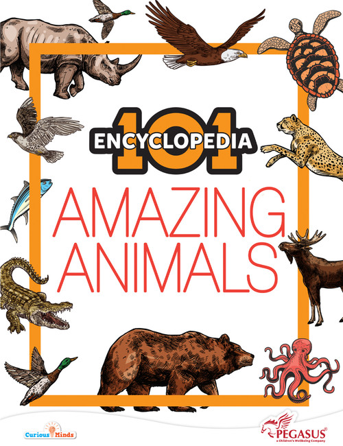 101 Animals (Discover 101 Amazing Animals with Fun Facts for Kids) by PEGASUS, 9788131914984