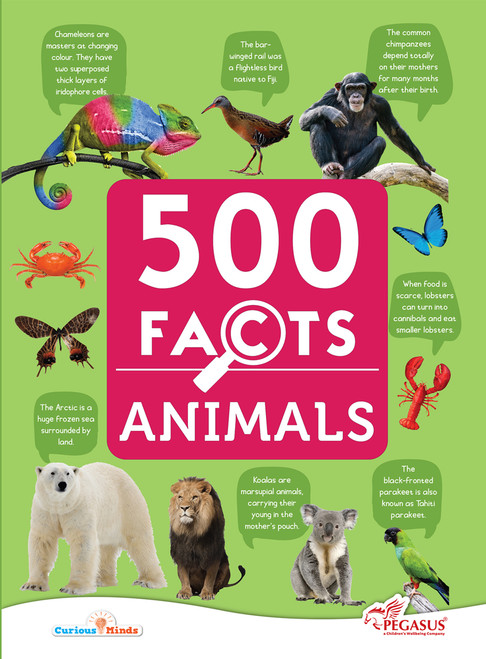 Animals - 500 Facts by PEGASUS, 9788131942048