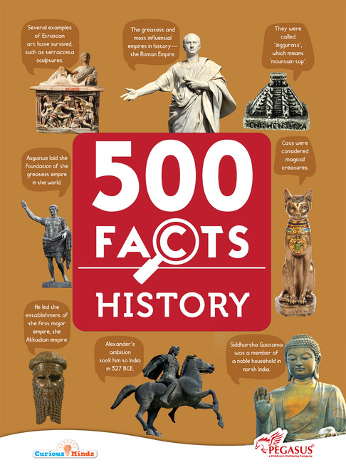 History - 500 Facts (Explore 500 Fascinating Historical Facts) by PEGASUS, 9788131942086