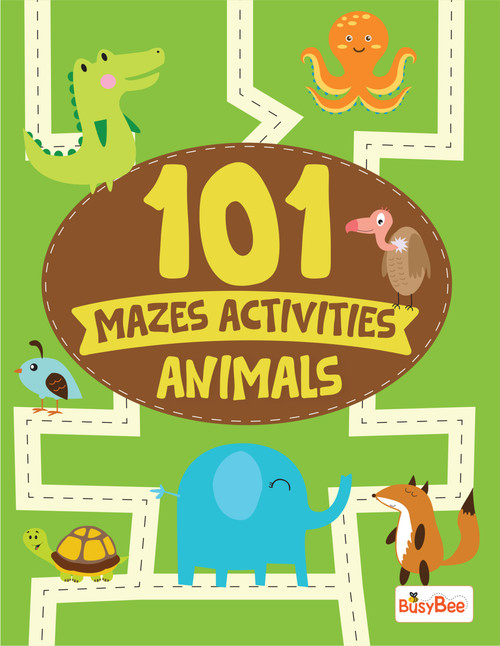 Animals - 101 Mazes Activities by PEGASUS, 9788131984208