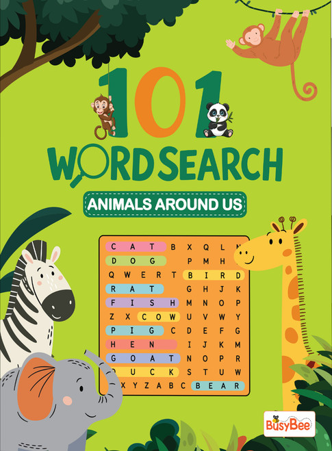 101 Word Search Activities: Animals Around Us by PEGASUS, 9788131984444