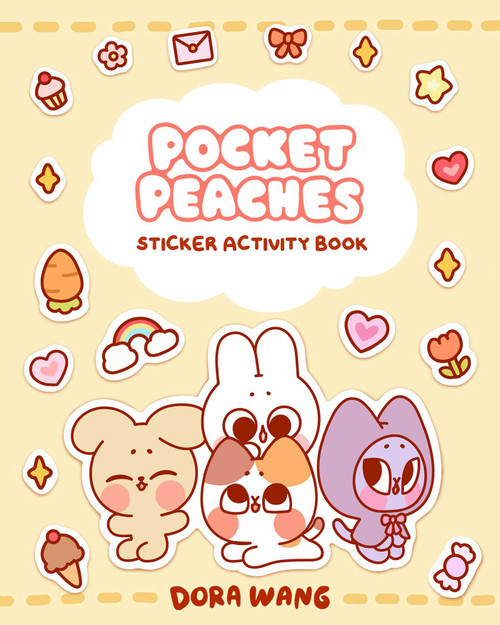 Pocket Peaches Sticker Activity Book by Dora Wang, 9798881617004