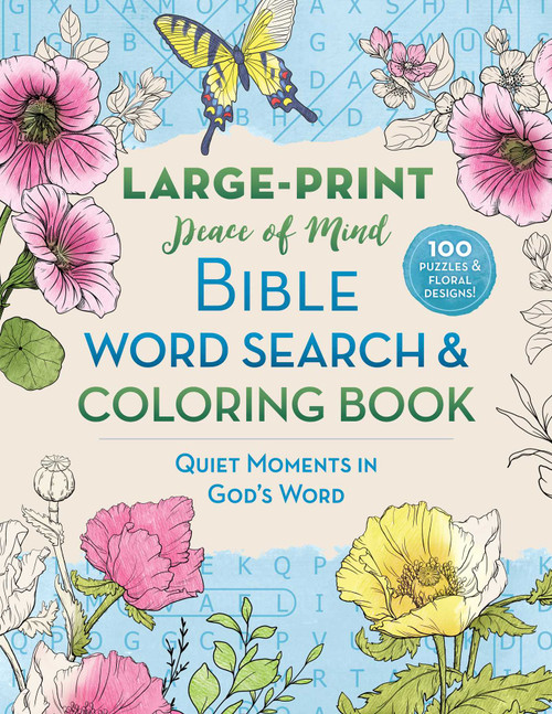 Peace of Mind Bible Word Search & Coloring Book: Quiet Moments in God's Word by Good Books, 9781964219622