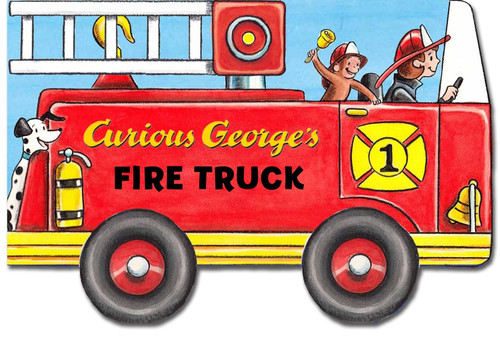 Curious George's Fire Truck (Mini Movers Shaped Board Books) by H. A. Rey, 9780544147096