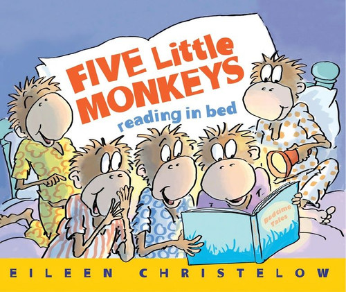 Five Little Monkeys Reading in Bed - 9780544488007 by Eileen Christelow, Eileen Christelow, 9780544488007