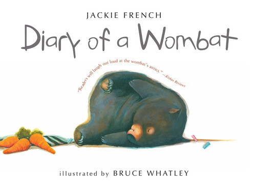 Diary of a Wombat by Jackie French, Bruce Whatley, 9780547076690