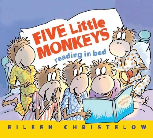 Five Little Monkeys Reading in Bed by Eileen Christelow, Eileen Christelow, 9780544173309