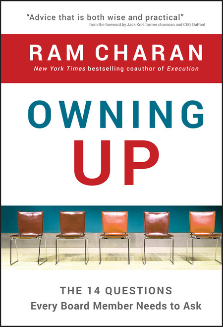 Owning Up (The 14 Questions Every Board Member Needs to Ask) by Ram Charan, 9780470397671