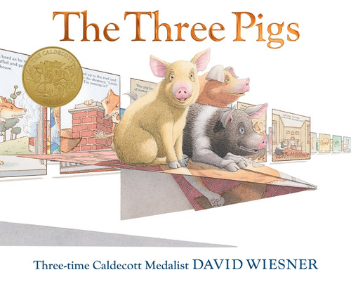 The Three Pigs (A Caldecott Award Winner) by David Wiesner, 9780618007011