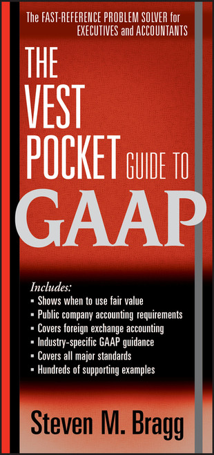 The Vest Pocket Guide to GAAP by Steven M. Bragg, 9780470767825
