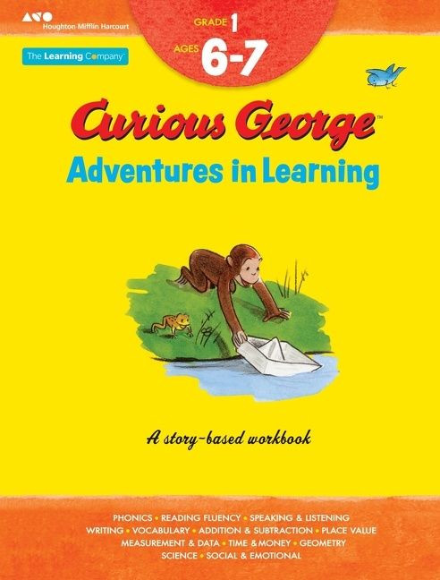Curious George Adventures in Learning, Grade 1 (Story-based learning) by The Learning Company, 9780544373235