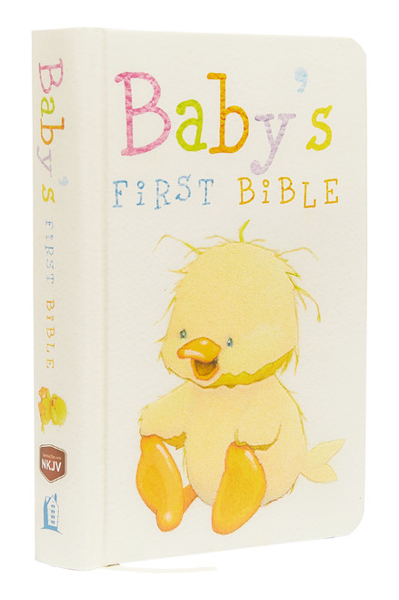 NKJV, Baby's First Bible, Hardcover, White (Holy Bible, New King James Version) by Thomas Nelson, 9781418534295
