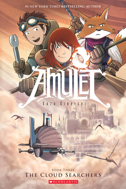 The Cloud Searchers: A Graphic Novel (Amulet #3) by Kazu Kibuishi, Kazu Kibuishi, 9780545208857