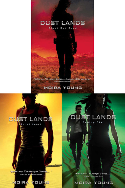 The Dust Lands Trilogy (Collected Set) (Blood Red Road; Rebel Heart; Raging Star) by Moira Young, 9781481440097