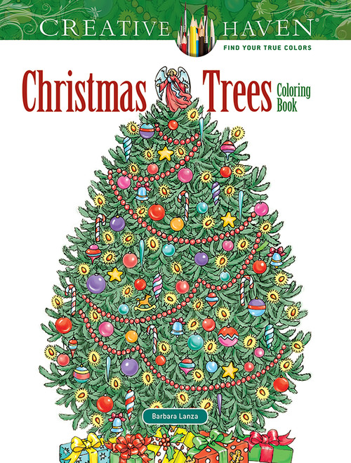 Creative Haven Christmas Trees Coloring Book by Barbara Lanza, 9780486803906