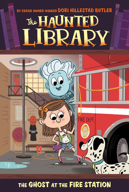 The Ghost at the Fire Station #6 by Dori Hillestad Butler, Aurore Damant, 9780448483344