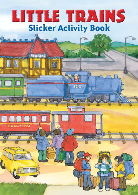 Little Trains Sticker Activity Book (Miniature Edition) by Carolyn Ewing, 9780486418391