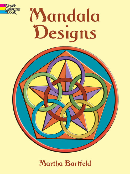Mandala Designs Coloring Book by Martha Bartfeld, Coloring Books for Adults, 9780486410340