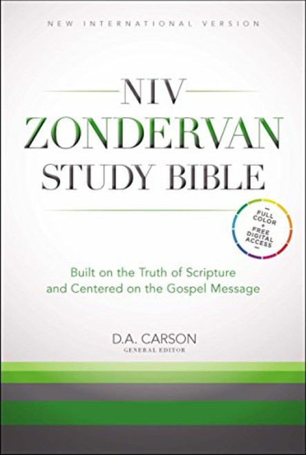 NIV Zondervan Study Bible, Hardcover (Built on the Truth of Scripture and Centered on the Gospel Message) by D. A. Carson, T. Desmond Alexander, Richard Hess, Douglas  J. Moo, Andrew David Naselli, 9780310438335