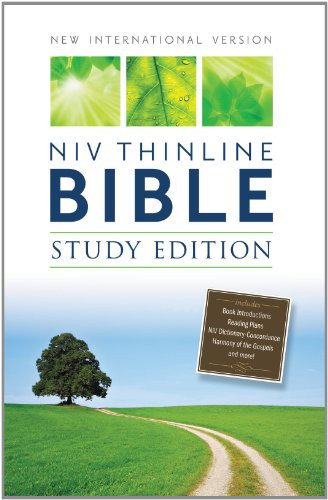 NIV, Thinline Bible, Study Edition, Hardcover by  Zondervan, 9780310432234