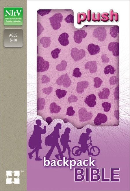 NIrV, Plush Backpack Bible, Hardcover, Purple by  Zondervan, 9780310745228